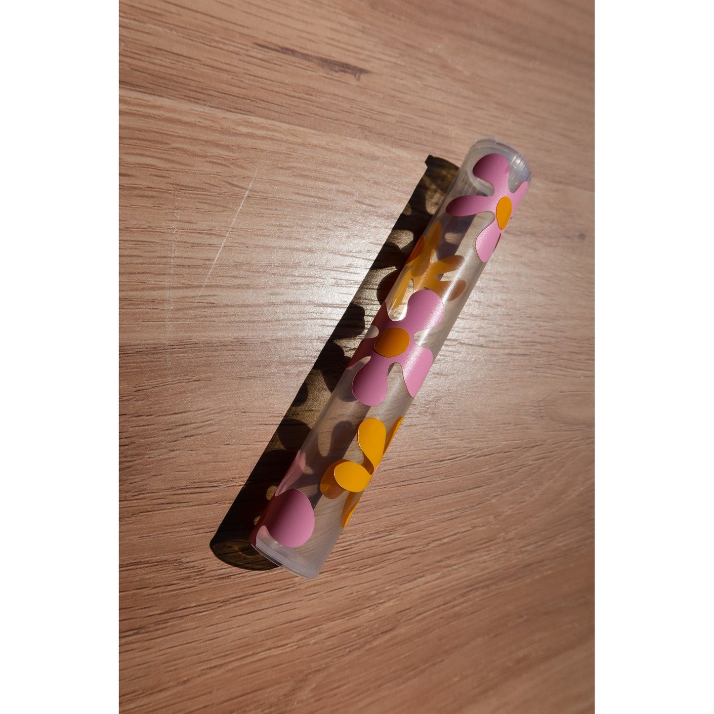 Light Pink and Orange Flower Tube