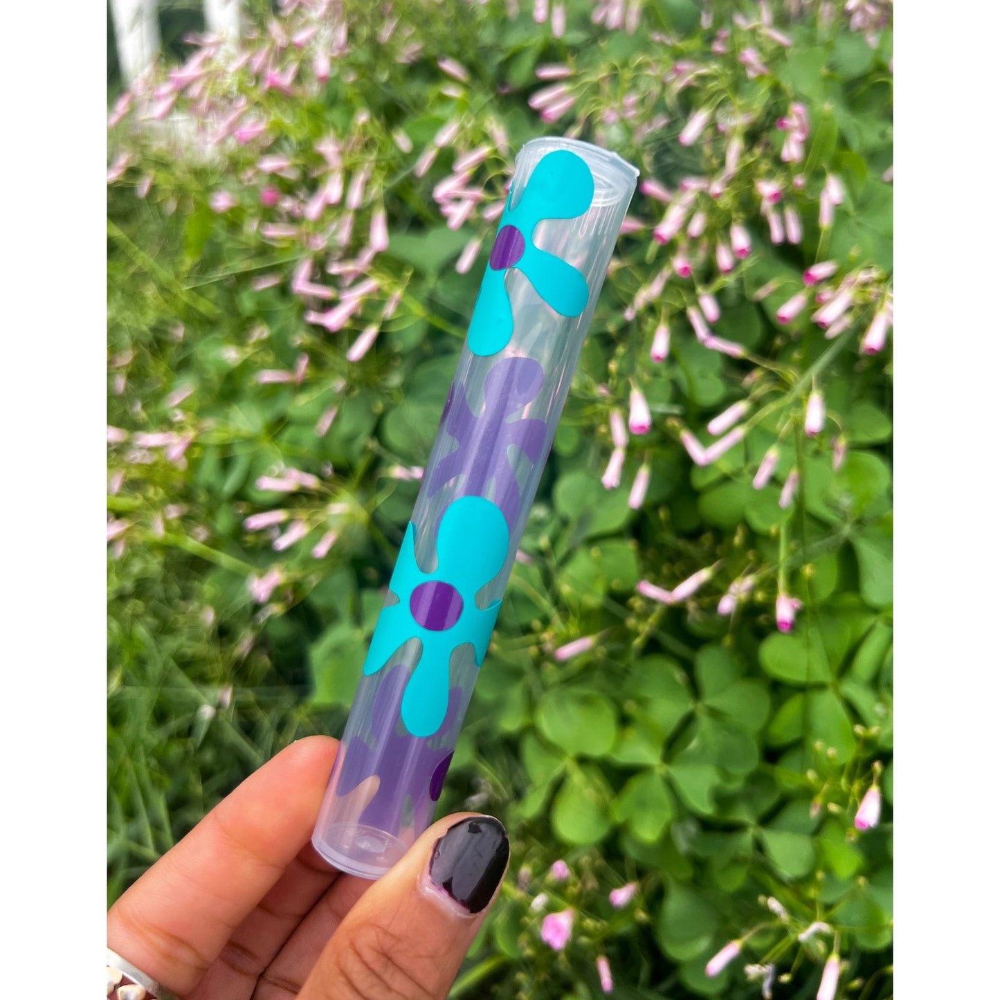 Purple and Teal Tubes