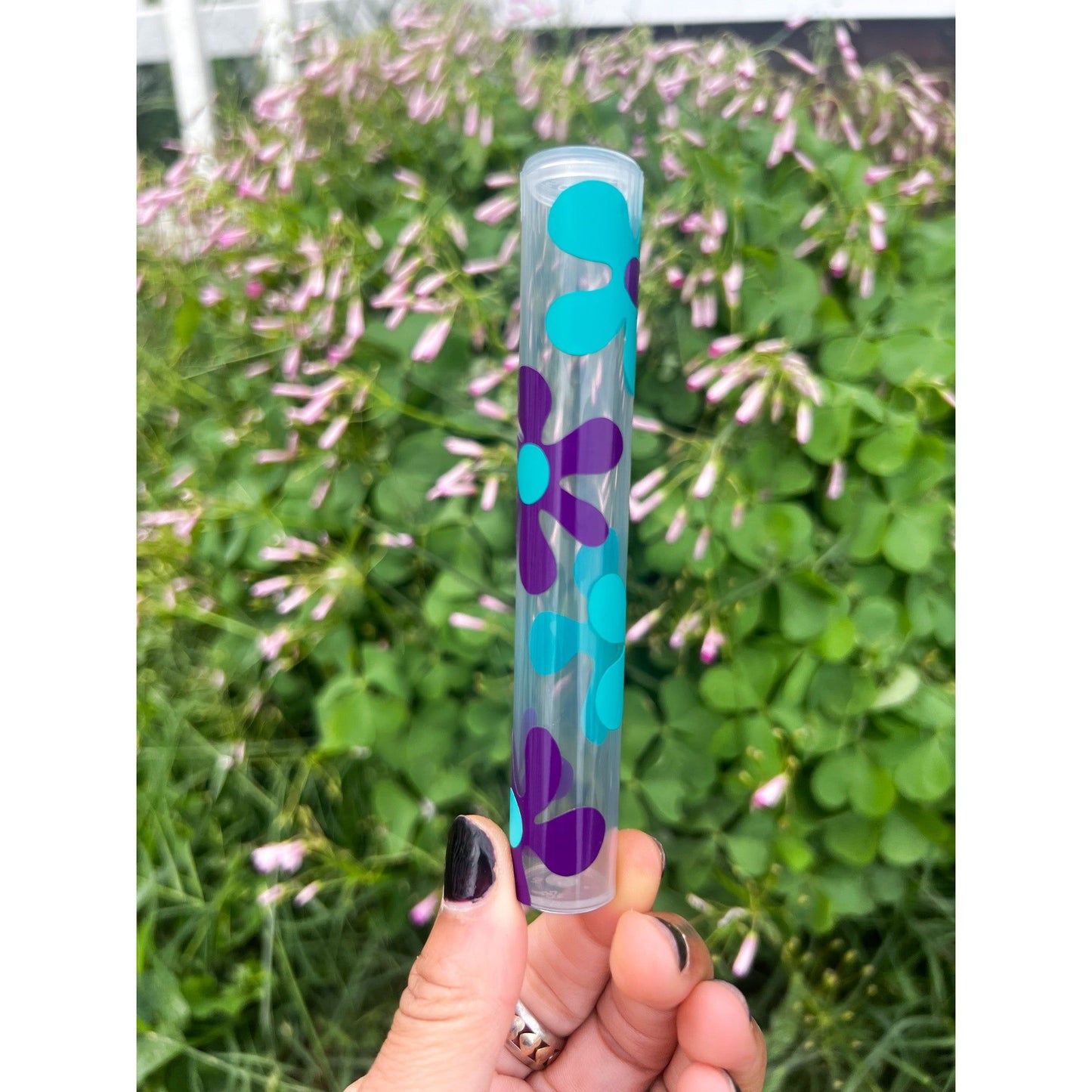 Purple and Teal Tubes