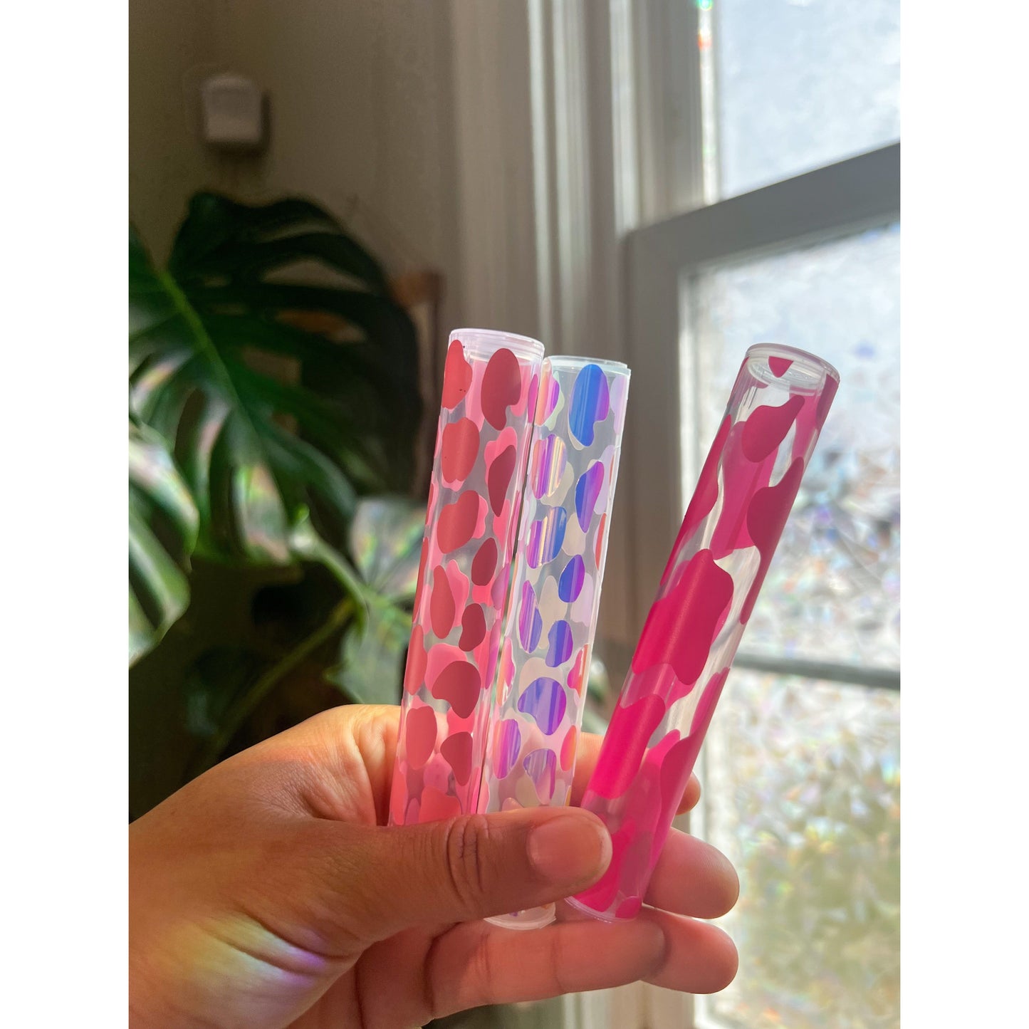 Cow Print Doob Tubes