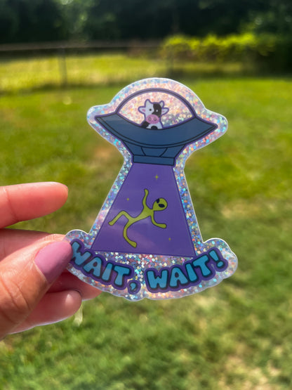 Alien Abduction Stickers