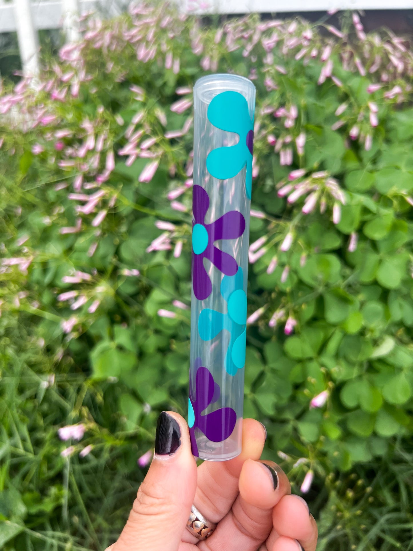 Purple and Teal Tubes