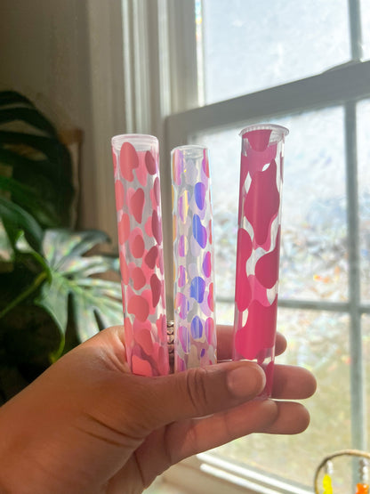 Cow Print Doob Tubes